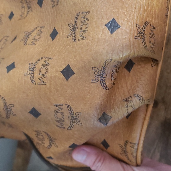 MCM Visetos Cognac Hobo Bag - Picture 12 of 12